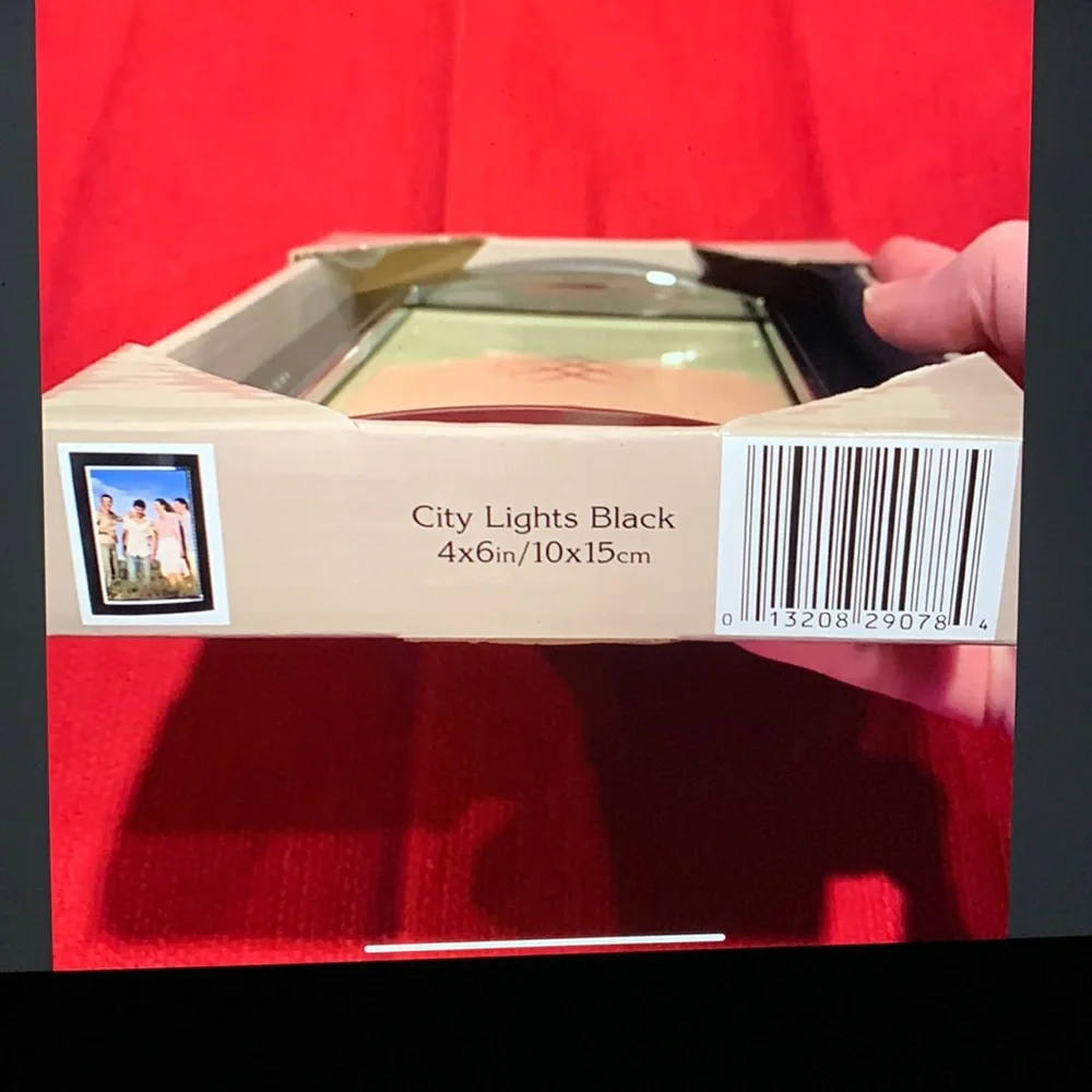 Burnes of Boston City Lights 4x6 Picture Frames NIB